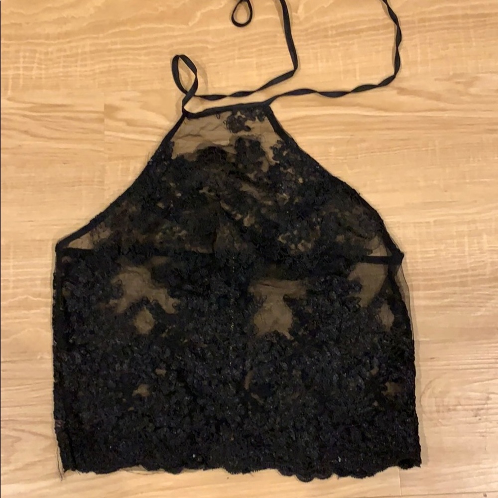 Black Lace Top